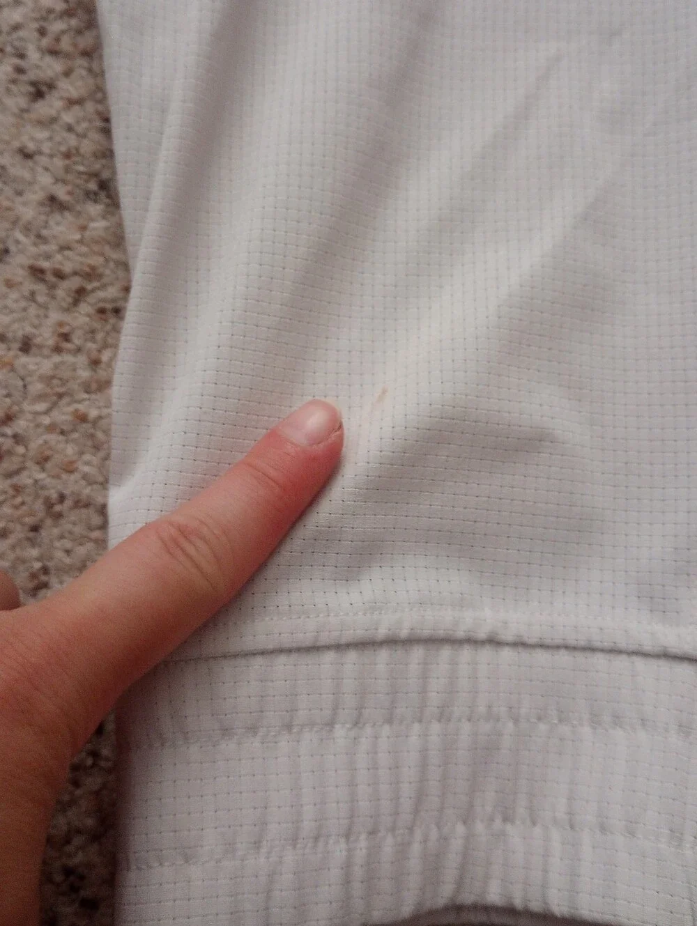 Lululemon Cream White Joggers Size Medium Activewear Running Gym Workout